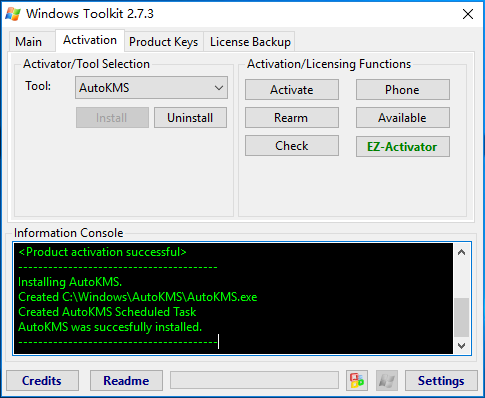 Microsoft Toolkit v2.7.3 系统激活工具-奇客源码