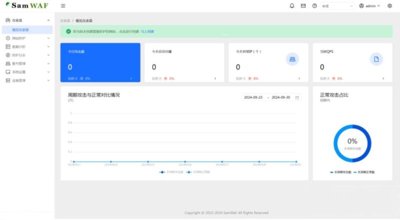 SamWaf 开源轻量级网站防火墙源码-奇客源码