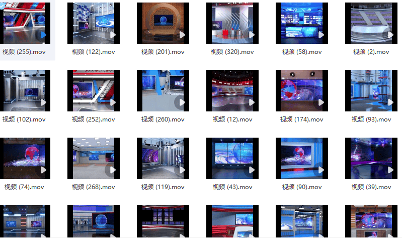 图片[2]-690+款虚拟演播厅绿幕背景素材合集-奇客源码