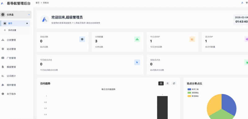 图片[2]-最新易导航系统源码 – 去授权版-奇客源码