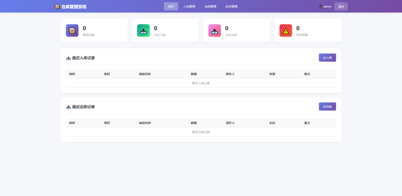 图片[2]-仓库管理系统源码-小型企业商铺库存管理支持扫码枪-奇客源码