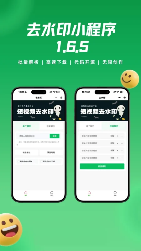 视频去水印小程序源码 – 支持二次开发流量主-奇客源码