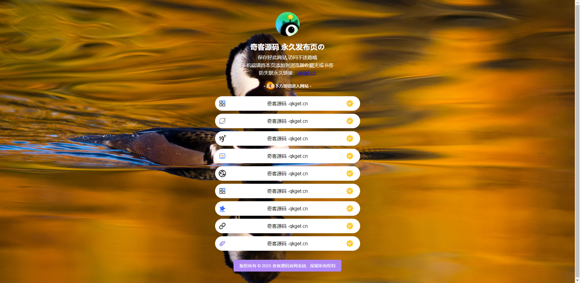 HTML源码 – 仿link3引导单页源码-奇客源码