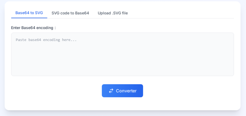 在线免费Base64解码转SVG工具-奇客源码