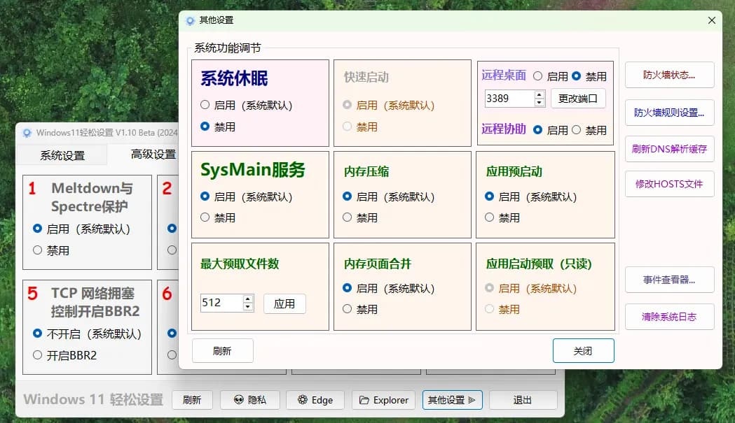 Windows11系统优化工具