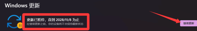 Win11电脑更新暂停器-支持自定义时间