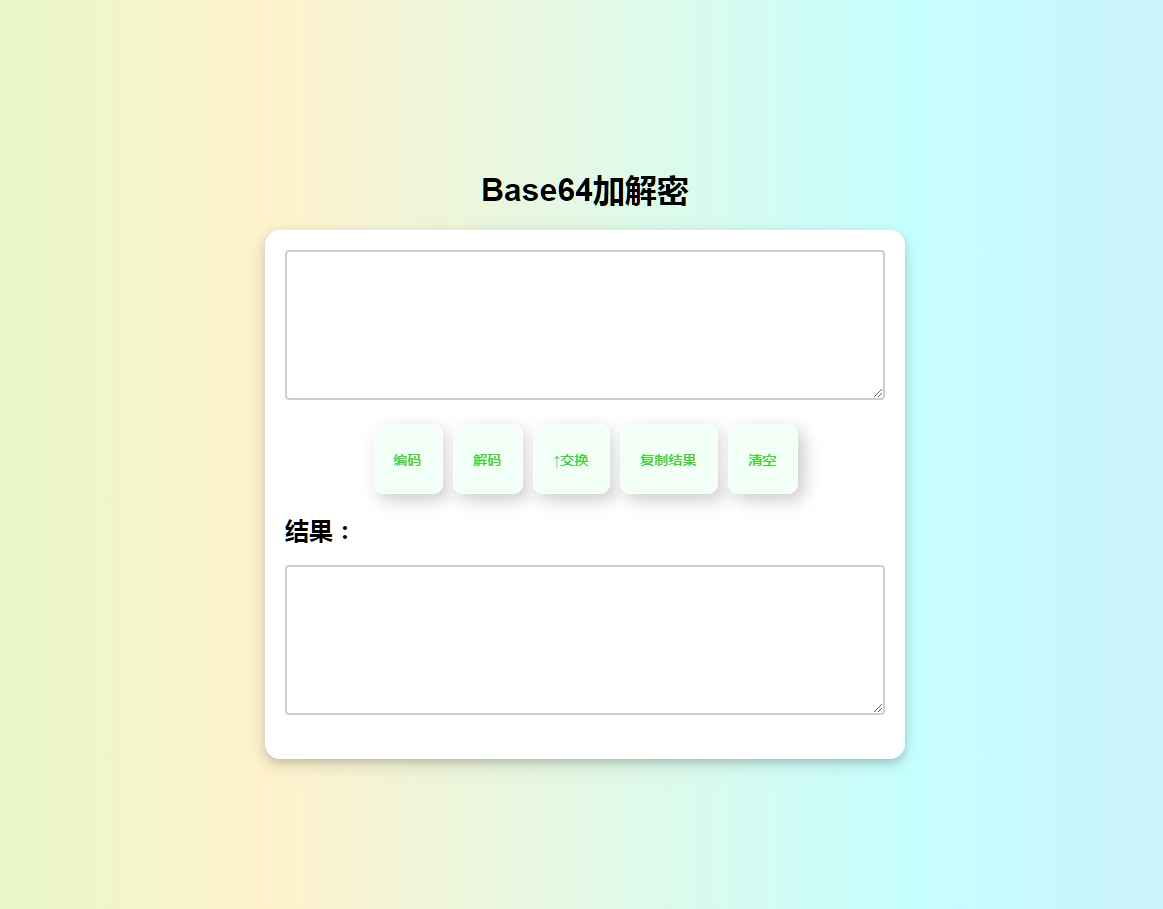 在线Base64加解密源码-HTML源码-奇客源码