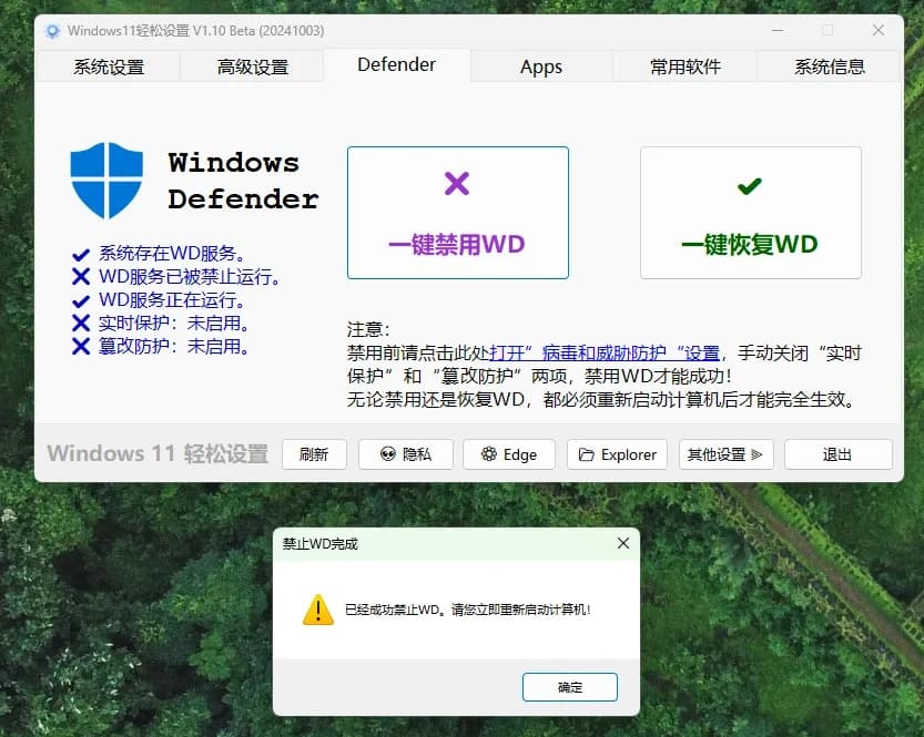 Windows11系统优化工具
