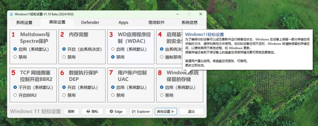 Windows11系统优化工具
