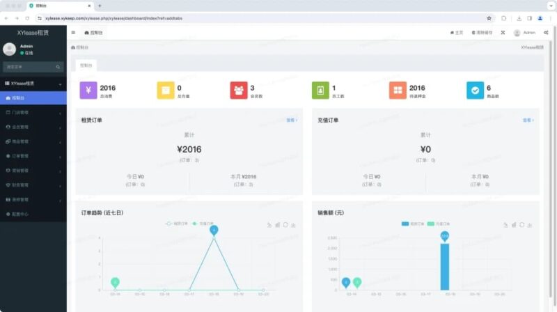 租赁小程序 uniapp+php+fastadmin